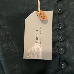 If By The Sea Anthropologie Teal Dress thumbnail 4