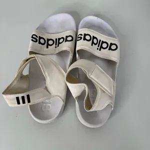 Adidas‎ White Adilette Sandals Size 8 thumbnail 3