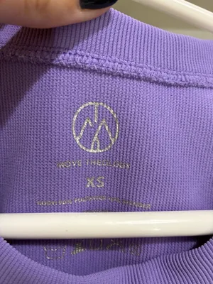 Move Theology Sleeveless Activewear Tank Purple Size XS thumbnail 2