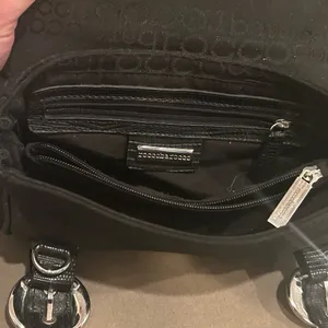Bag Chic Black Satchel with Silver Buckle Accents by ROCCOBAROCCO/lovely clean thumbnail 9