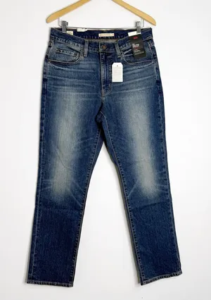 Levi’s 724 High Rise Straight Jeans Size 31 NWT Medium Wash thumbnail 1