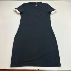 Nike Fitted Womens Black Dress‎ Swoosh SZ Medium Tight Fit Athleisure Streetwear thumbnail 12
