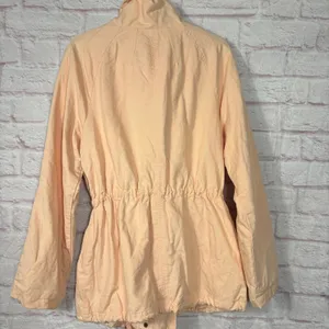 LOFT Women's Medium Peach Lightweight Utility Jacket thumbnail 8