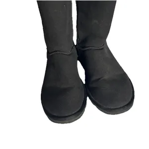 UGG Classic Tall Winter Snow Boots Women's size 9 Black Suede Sheepskin S/N 5815 thumbnail 5