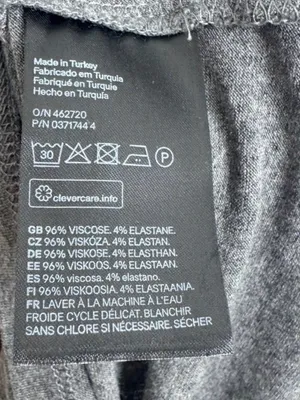 H&M Grey Sleeveless Turtleneck Tank Top Medium thumbnail 5