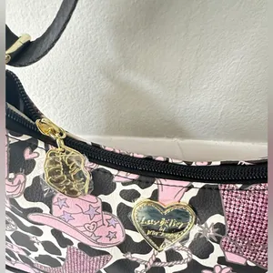 Luv Betsey Cowgirl Heart Theme Crossbody W/ Web Strap and Pouch thumbnail 5