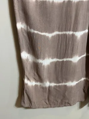 American Eagle Tie Dye Wide Leg Jumpsuit Women's Large Brown Flowy Boho Festival thumbnail 9