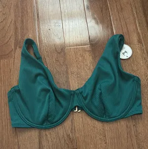 Nwt Hollister Co High Apex Ribbed Underwire Bikini Top thumbnail 2