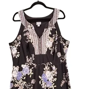 Rabbit Rabbit Rabbit Womens Maxi Dress Size 18W Dark Romantic‎ Dark thumbnail 4