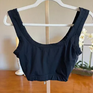 Abercrombie YPB StudioRIB Sports Bra Black Medium thumbnail 1