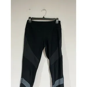 Woman’s 90 Degrees By Reflex Black Long Active Jogging Pants Medium thumbnail 3