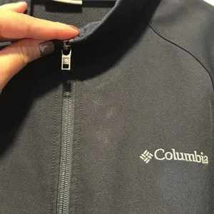Columbia navy blue zip up softshell jacket with pockets size XL thumbnail 7