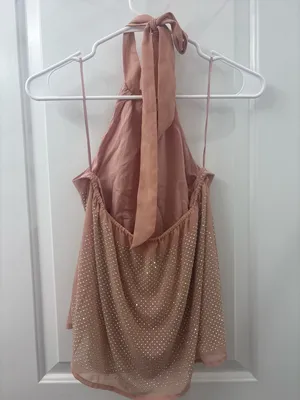 Anthropologie halter sequin backless top thumbnail 4