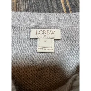 J. Crew Fair Isle Geometric Pattern Merino Wool Blend Crewneck Sweater Size‎ Med thumbnail 5