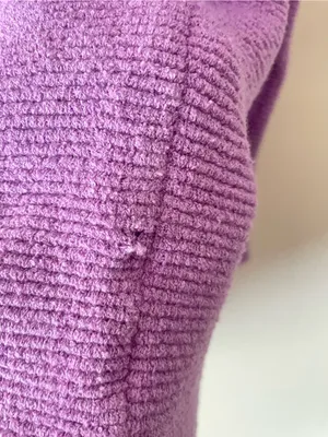 Free People Ottoman Slouchy Tunic Sweater Purple Small in Violet Lilac thumbnail 6