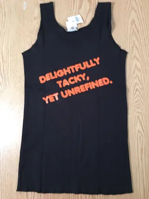 Hooters New Girl Uniform Tank Black Medium thumbnail 3