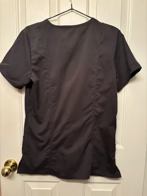 Cherokee Scrub Top in Pewter thumbnail 2