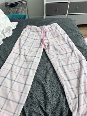pink plaid pajama pants thumbnail 3