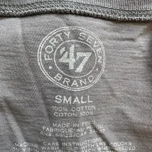 '47 Brand Sporty Chic Relaxed LA Dodgers V-Neck Graphic T-Shirt Small Brown thumbnail 6
