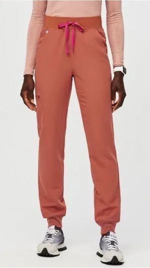 Figs Zamora jogger scrubs high waist limited edition terracotta size S/P thumbnail 1