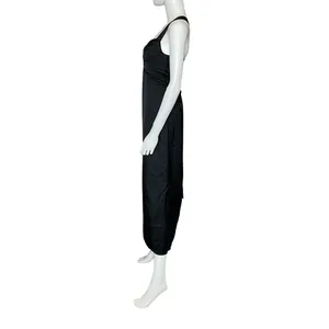 Show Me Your MuMu Mina Midi Dress Black Luxe Satin Women’s Sz S thumbnail 3