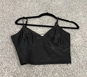 Leather top Black Size XS thumbnail 1