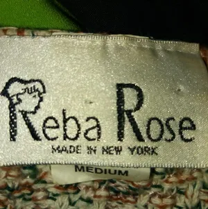 Reba Rose M Pullover Cotton Knit Sweater Top Gray Size M thumbnail 3