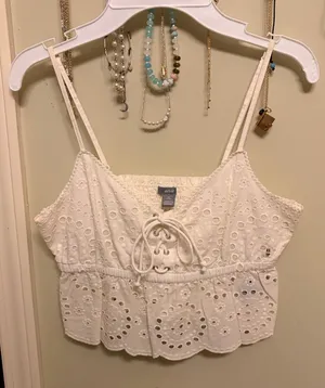 Aerie Cropped Tank Top thumbnail 1