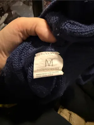 Navy American Flag Crewneck Sweater thumbnail 3