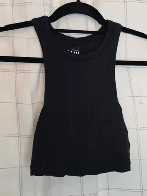 Madewell Variegated Rib Crop Tank thumbnail 3