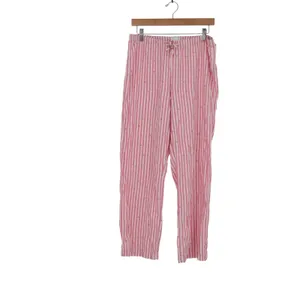 Love by Gap Pink White Striped Heart Peace Sign Cotton Pajama Pants Women's thumbnail 2