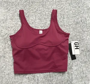 Gold hinge Lined Bra Tank Raspberry Pink XL GH216RSP New With‎ Tags thumbnail 1