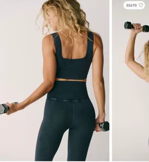 Free People Good Karma Square Neck Bra thumbnail 2