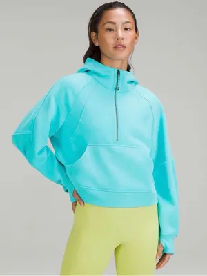 Lululemon Oversized Half Zip Scuba Hoodie Sz M/L thumbnail 1