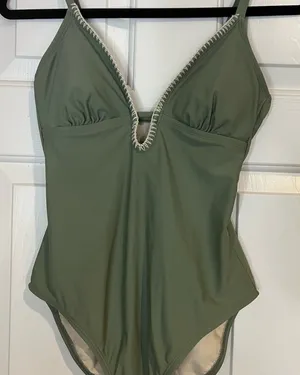 Kona Sol Green One-Piece Swimsuit thumbnail 1