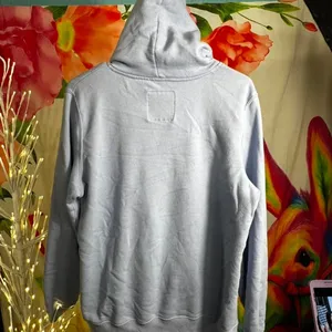 H92. Hollister Co. Blue/lavender hoodie Size L thumbnail 3