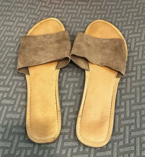 Cabana leather slide sandals Brown Size 7 thumbnail 1