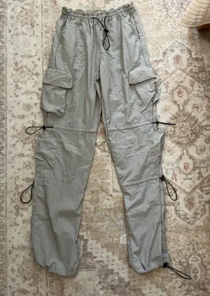 Baby Blue Parachute Pants thumbnail 1