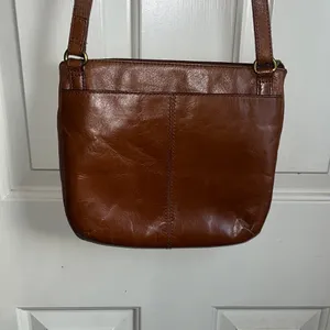 Fossil Tan Leather Shoulder Bag thumbnail 4