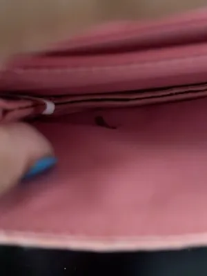 Pink Glitter Envelope Clutch with Gold Plated Chain thumbnail 8