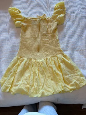 Hello Molly Mini Dress in Yellow thumbnail 2