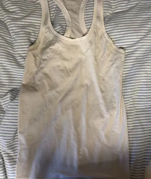 Lululemon white tank top thumbnail 1