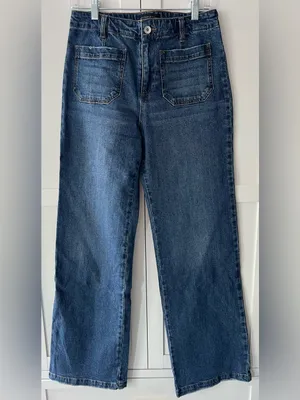Sanctuary Dark Blue Wide-Leg Jeans thumbnail 5