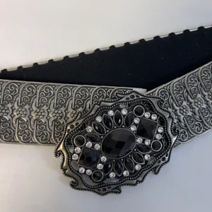 Vintage Metallic Belt NWOT Gray thumbnail 6