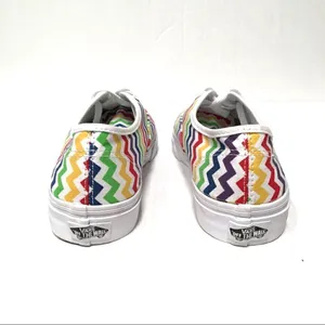 NWOT Vans rainbow chevron print sneakers 6.5‎ thumbnail 5