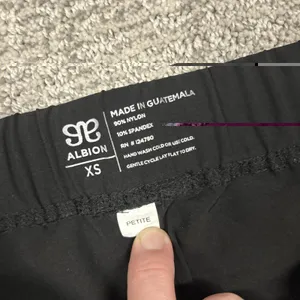 ALBION FIT Albion Joggers Womens Petite XS Destination Black Lightweight Active Pants thumbnail 4
