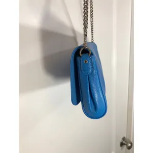 Coach Mini Ruby Pebbled Leather Cobalt Blue Crossbody F34604 NWT thumbnail 6