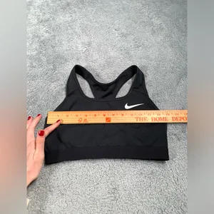 Nike Women's Black Sports Bra medium thumbnail 6