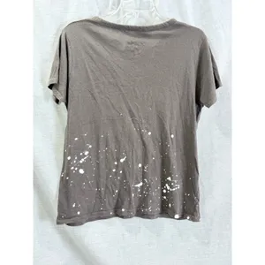 Chaser The Who Live In Concert 82 Graphic T-Shirt Grey Paint Splatter Womens‎ M thumbnail 6