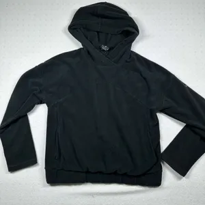 Nike Women’s Fleece Pullover Hoodie Size S Black Long Sleeve thumbnail 1